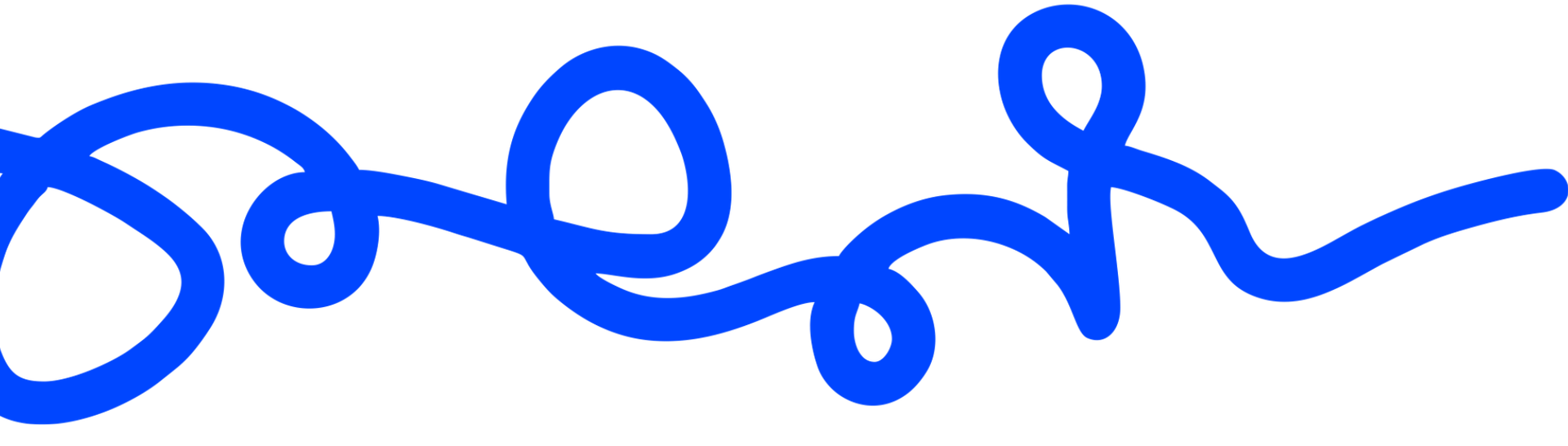 Illustração Emaranhado Azul